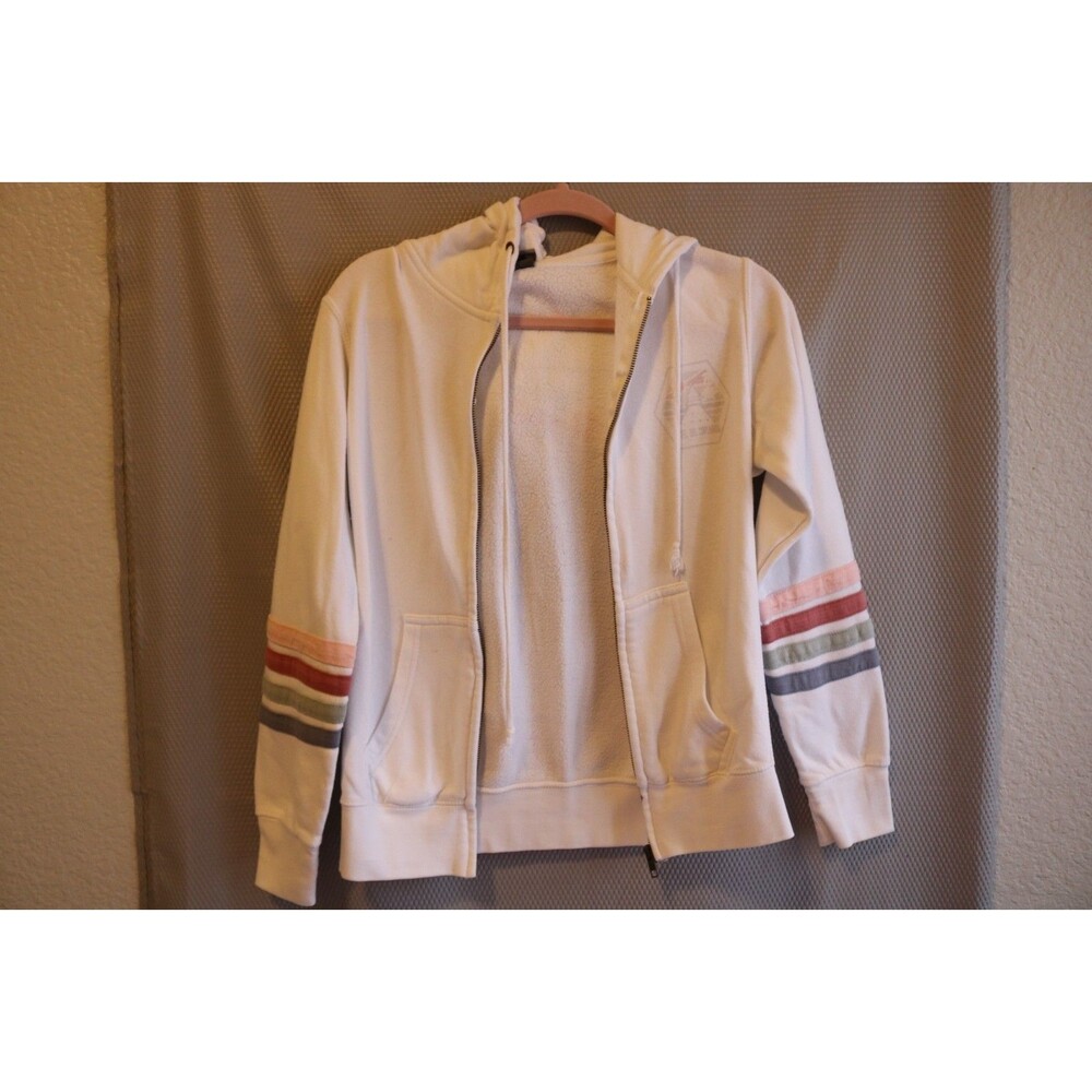 Hotel Del Coronado White Long Sleeve Hoodie Size S